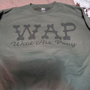 Olive Green Equestrian Sweatshirt!